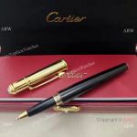 Wholesale Fake Cartier Diabolo Rollerball Pen Gold Black Gift Pen
